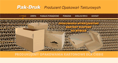 Desktop Screenshot of pakdruk.pl